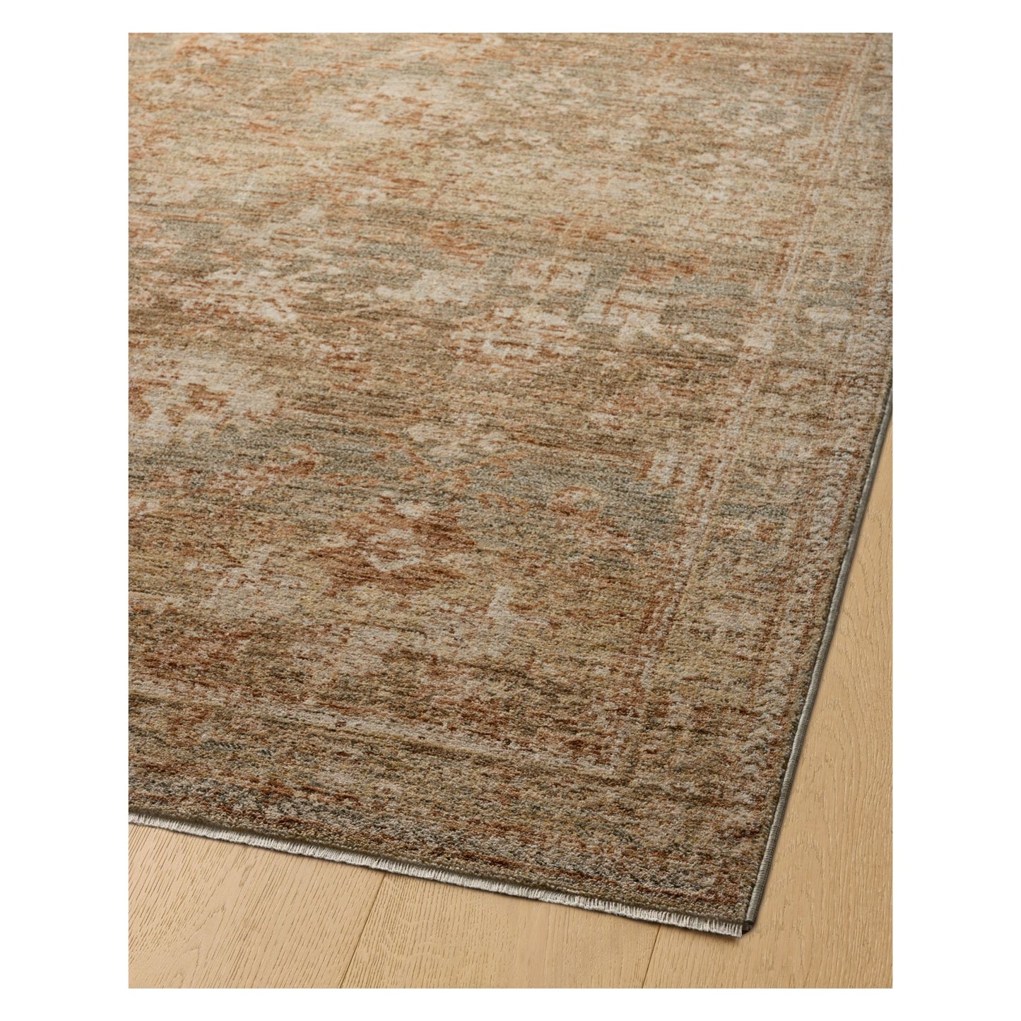 Junie Spice Multi Rug shown from a certain viewing angle