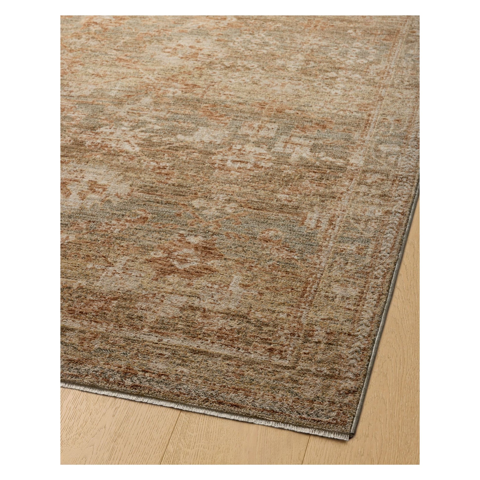 Junie Spice Multi Rug shown from a certain viewing angle