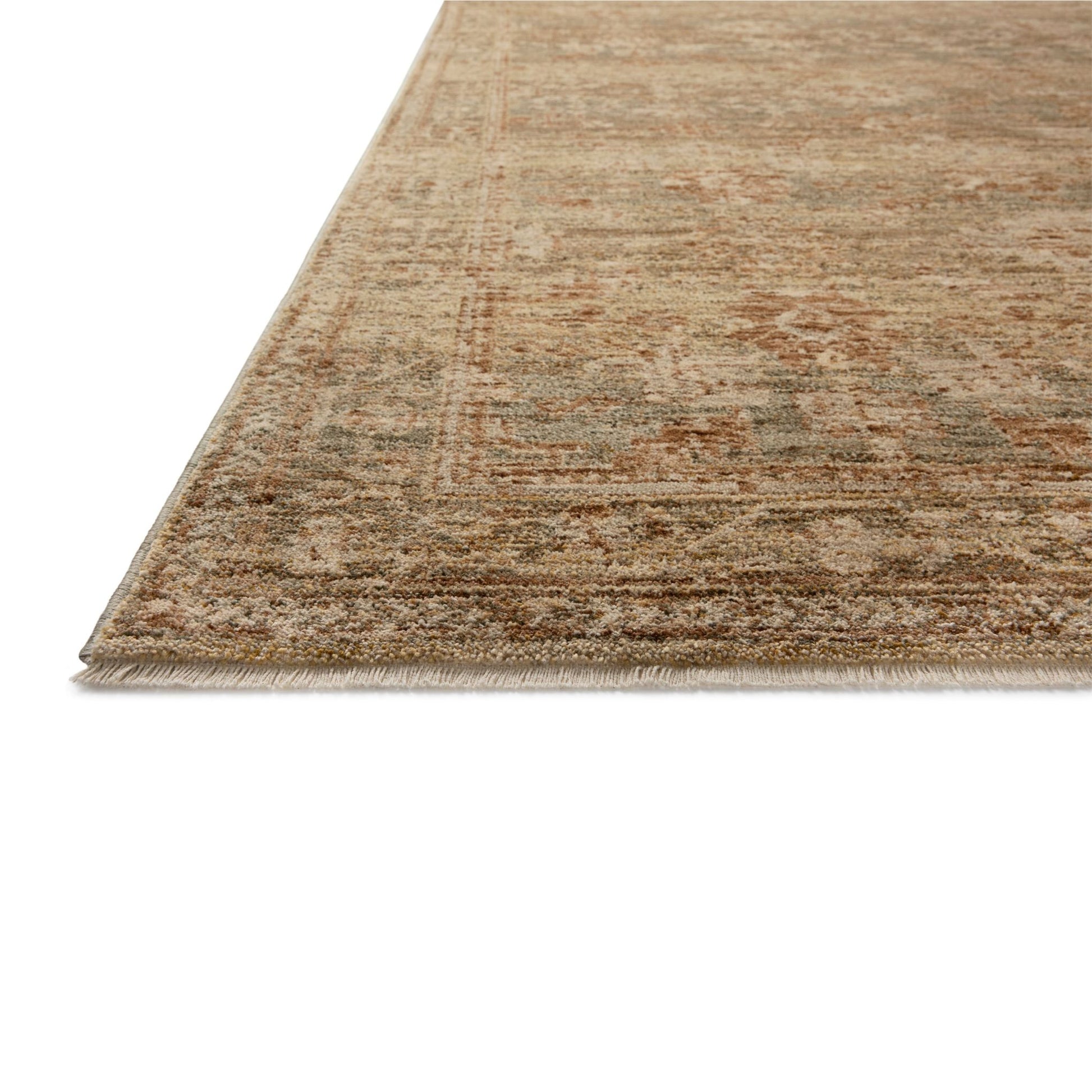 Junie Spice Multi Rug corner up close