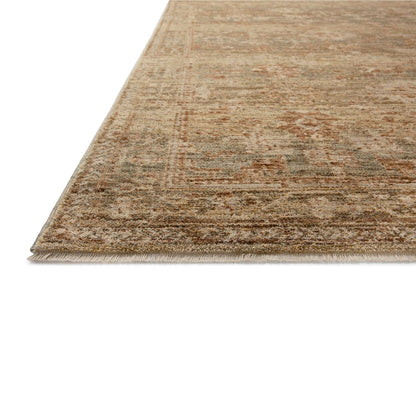 Junie Spice Multi Rug corner up close