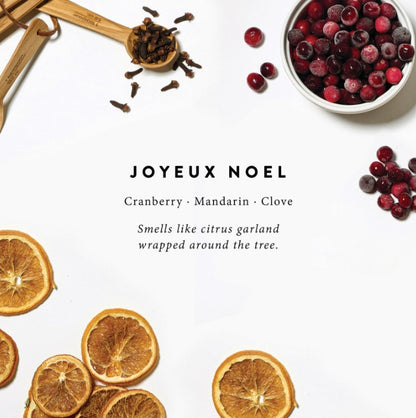 magnolia joyeux noel scent notes of cranberry mandarin and clove