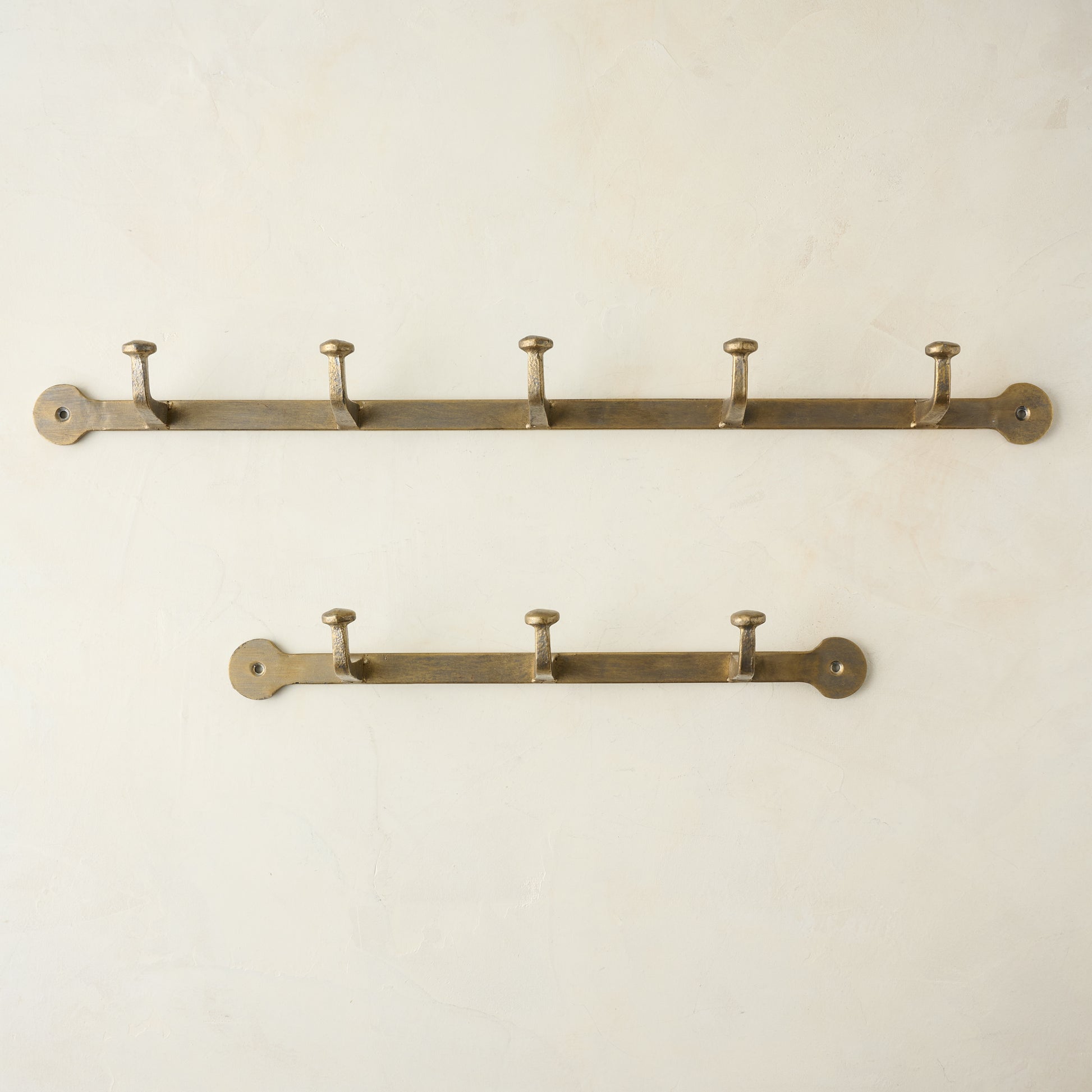 Hammered Iron Wall Hooks in small and large size