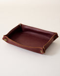 The Jetsetter Leather Valet Tray