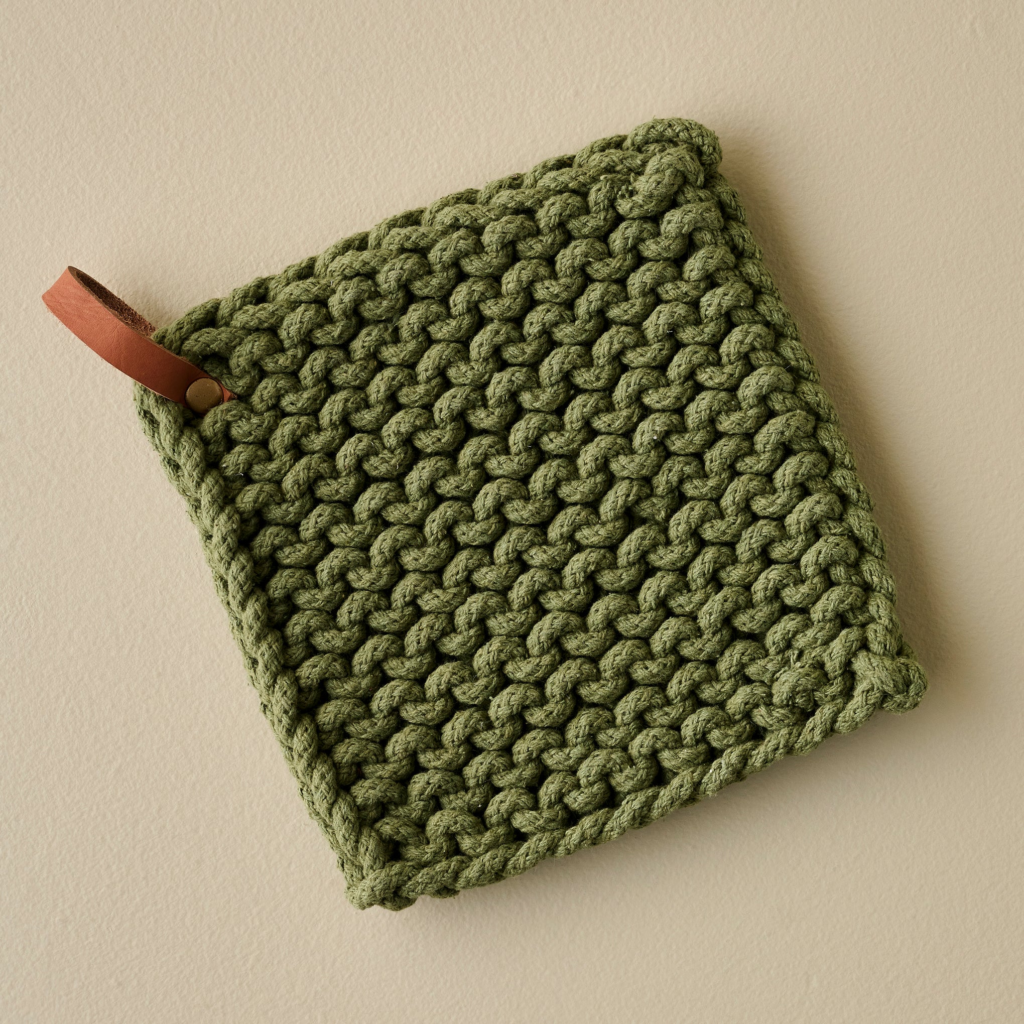 Hand Crocheted Cotton Pot Holder