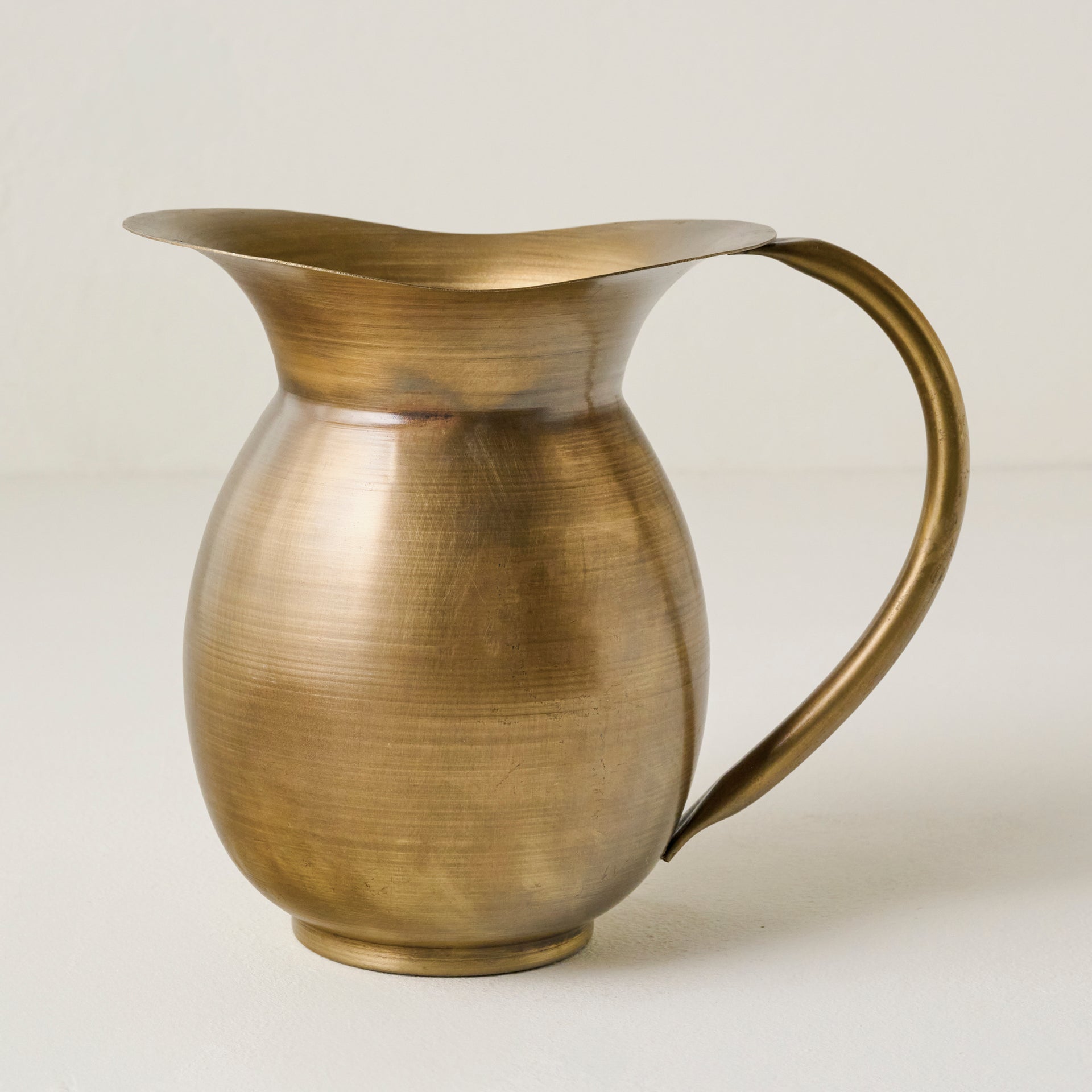 Ruthie Brass Pitcher Vase