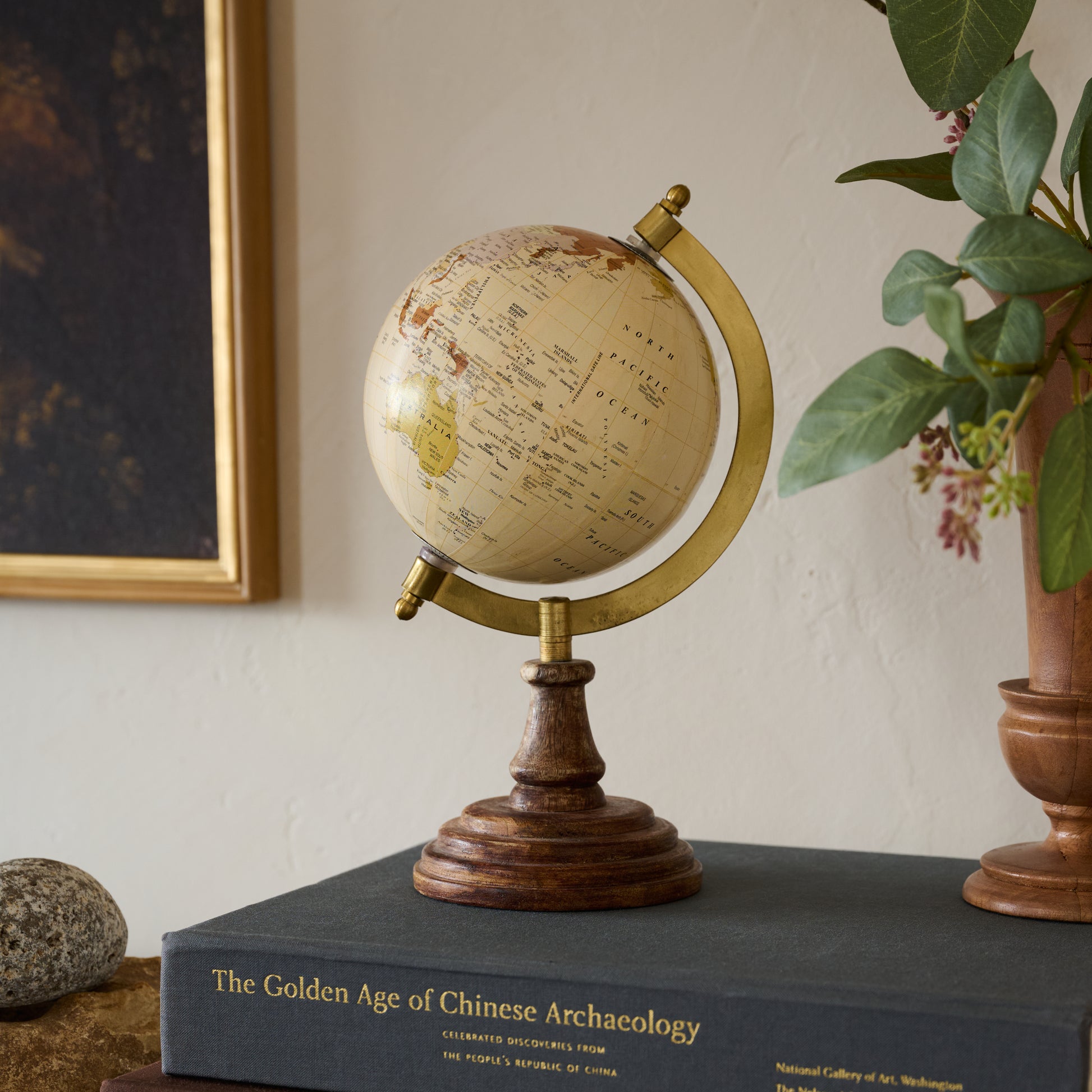 Decorative Globe shown styled