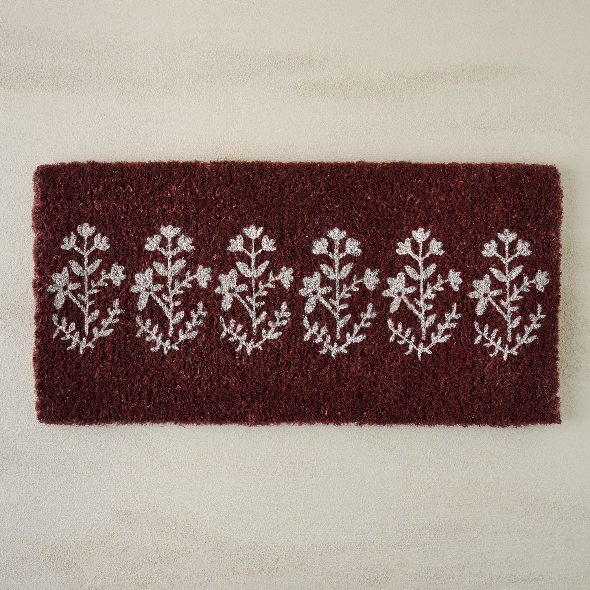 Aspen Floral Doormat – Magnolia