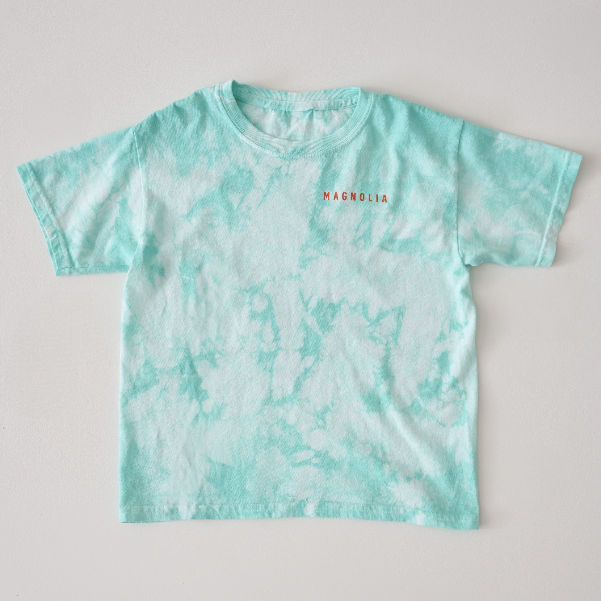 Magnolia Kids Roadtrip Mint Tie Dye Shirt