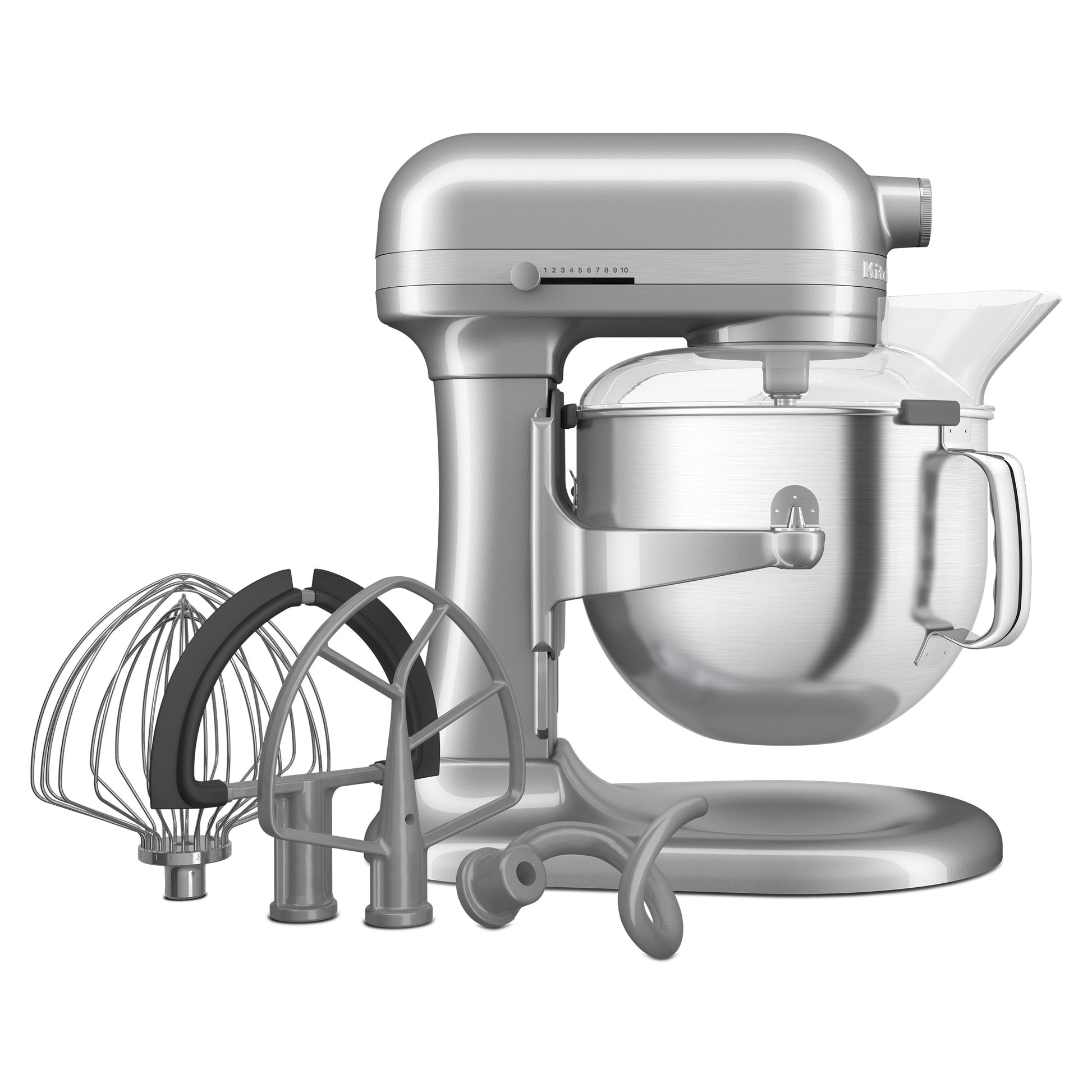 KitchenAid 7 Quart Bowl-Lift Stand Mixer in silver