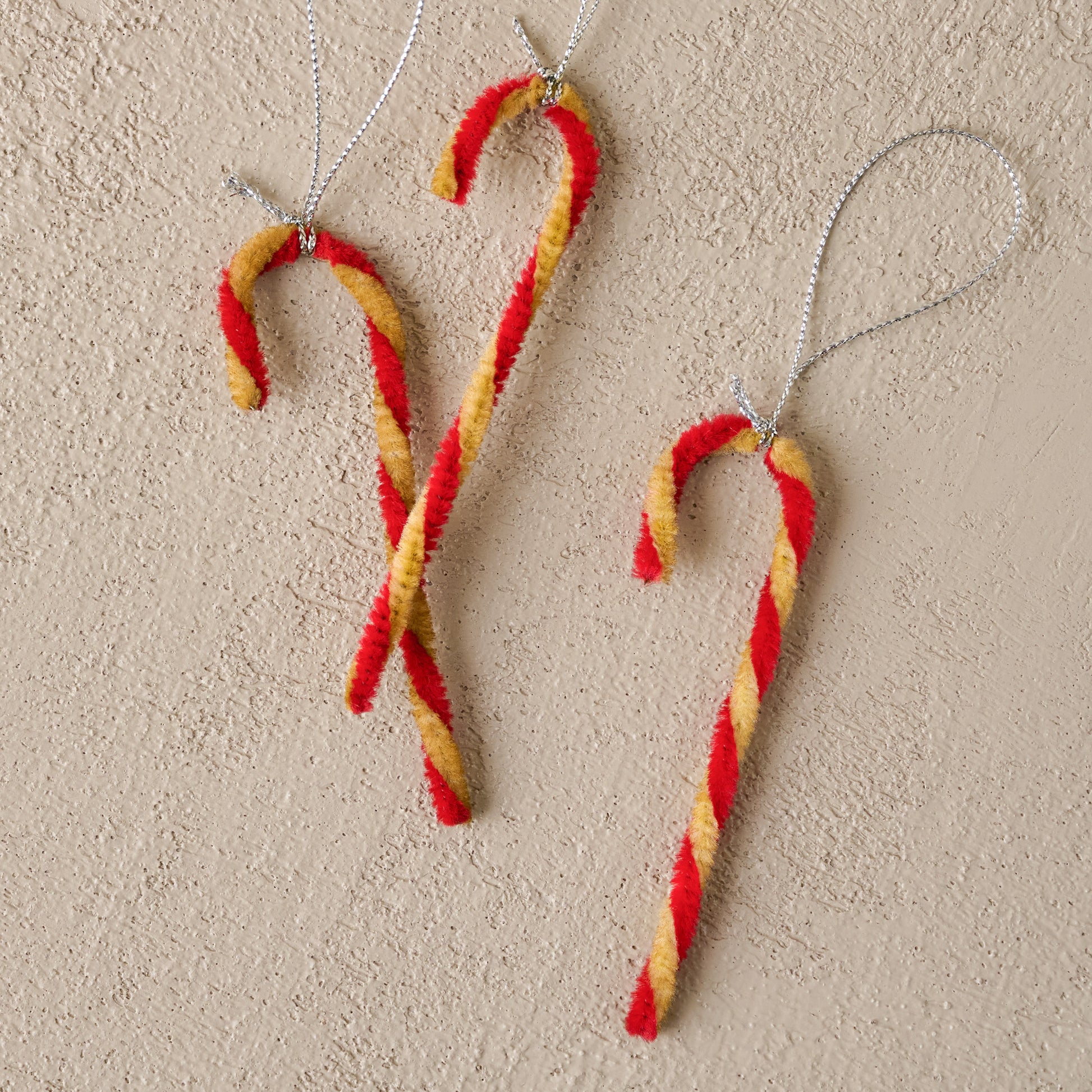 Nostalgic Mini Candy Cane Ornament, Set of 12 up close