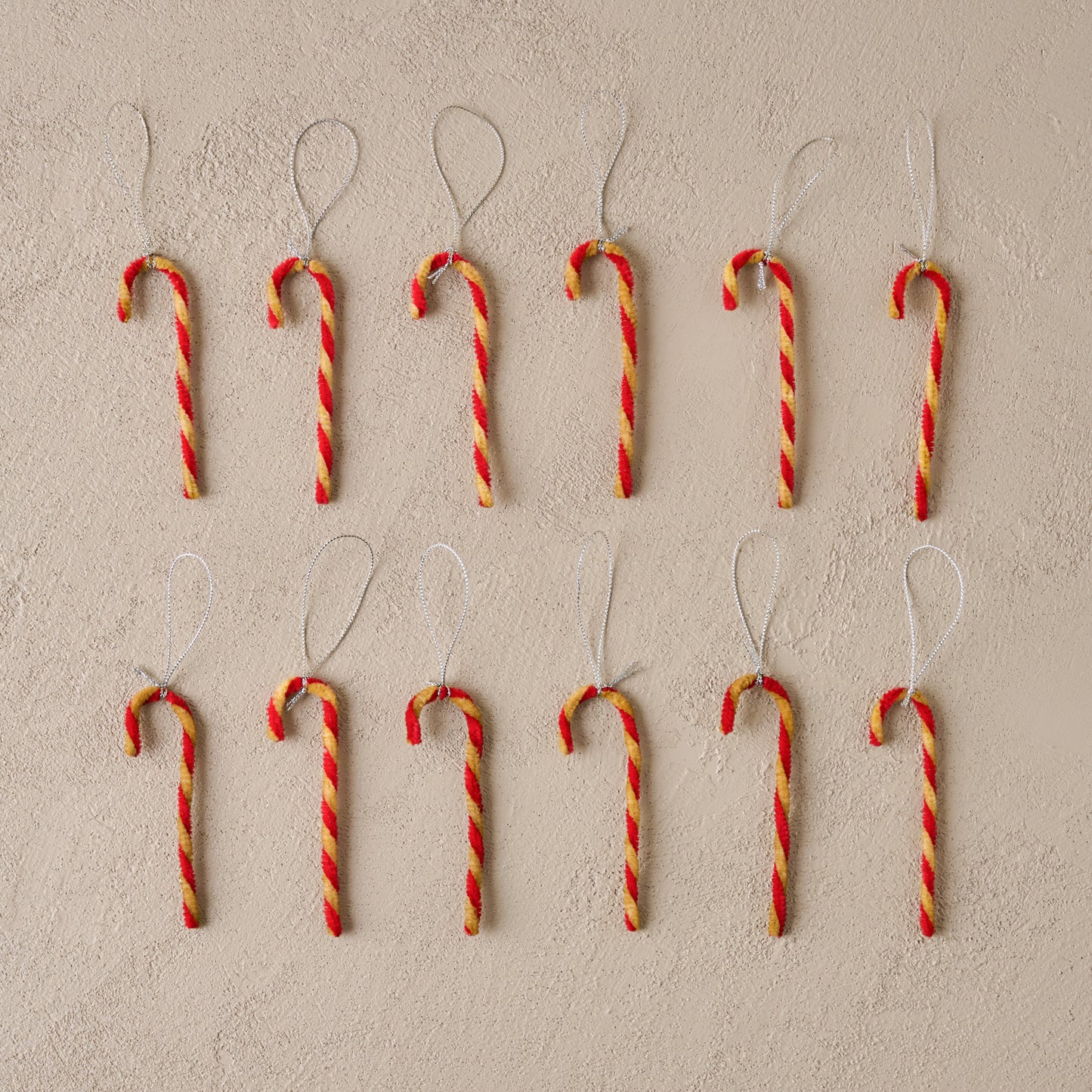 Nostalgic Mini Candy Cane Ornament, Set of 12