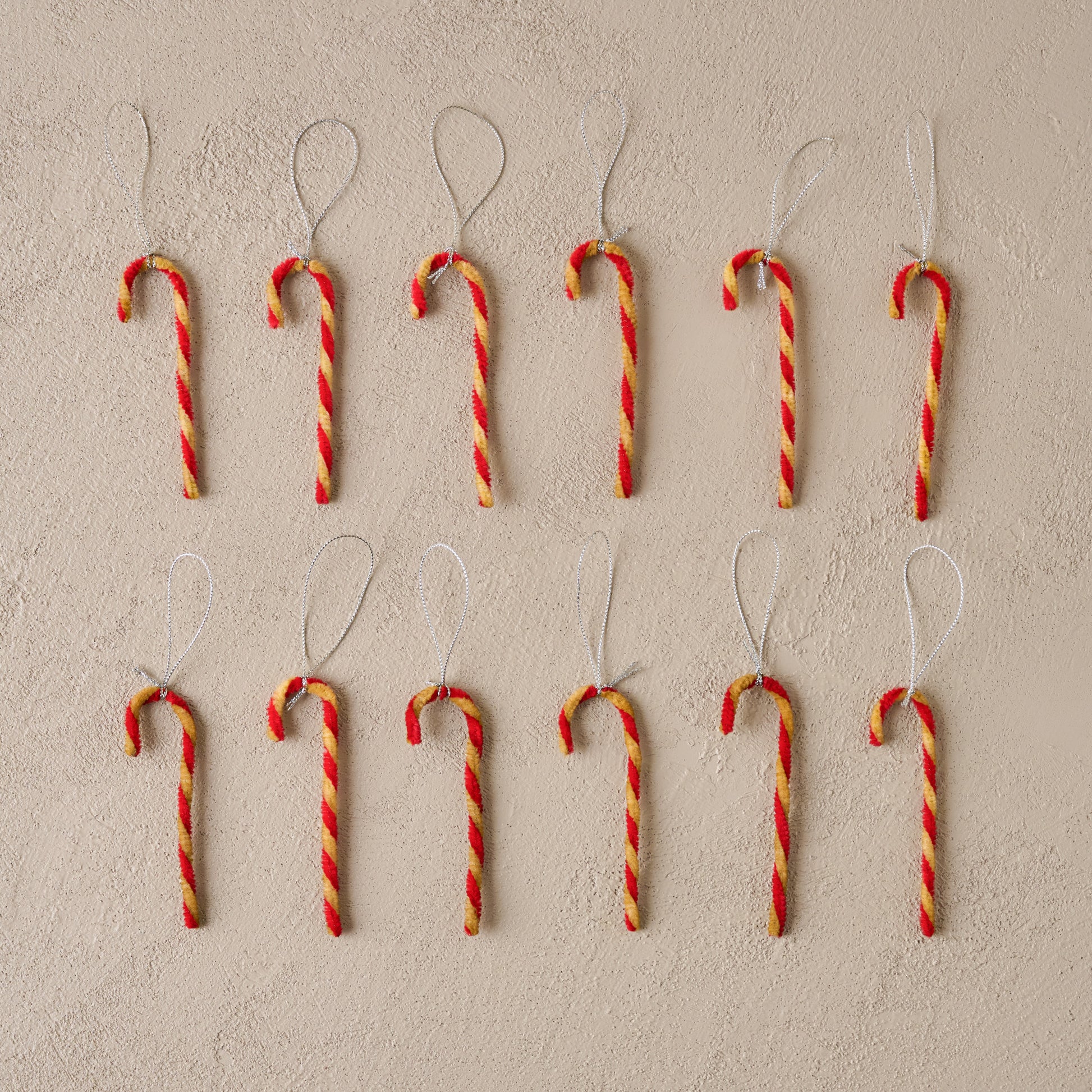 Nostalgic Mini Candy Cane Ornament, Set of 12