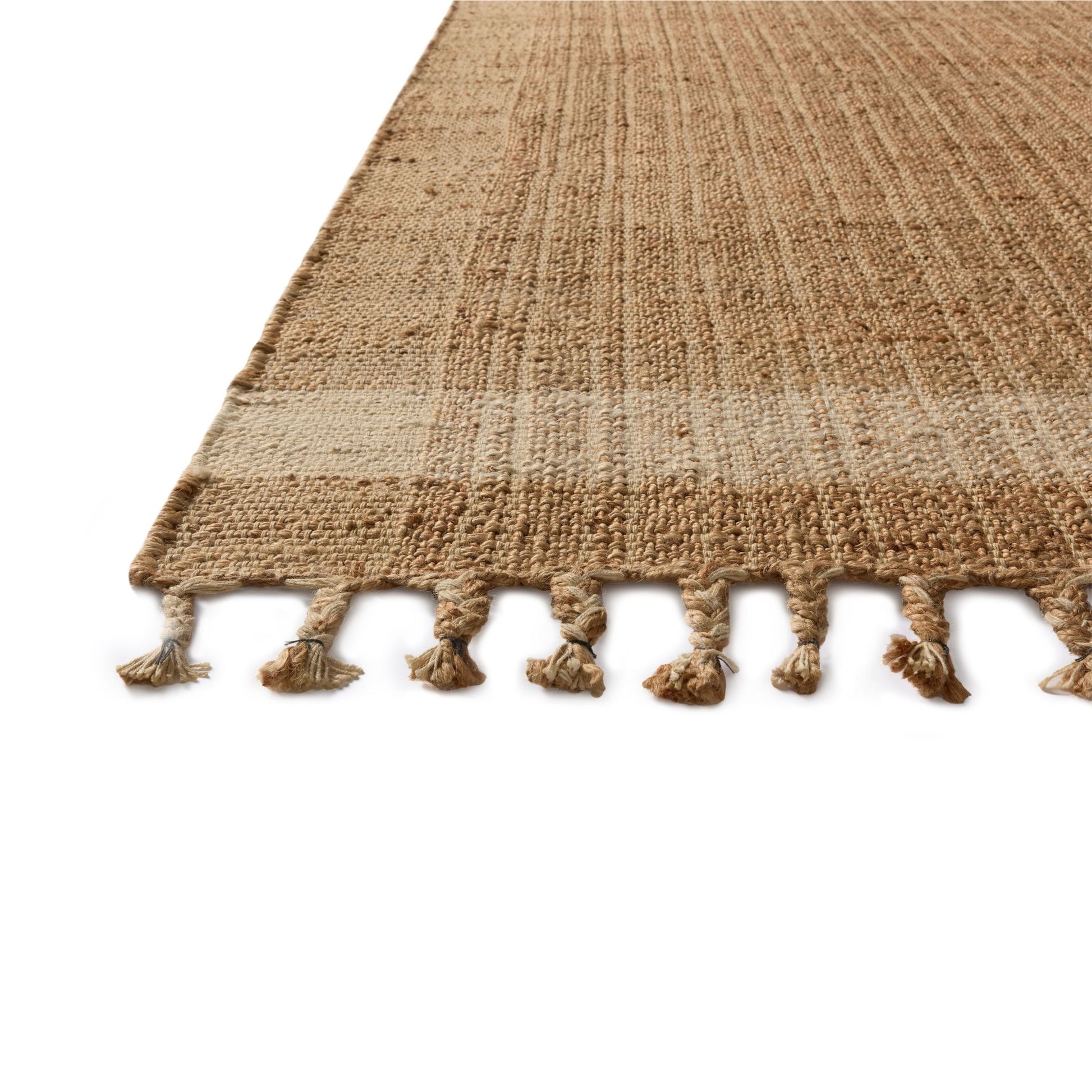 Louie Natural Ivory Rug corner up close