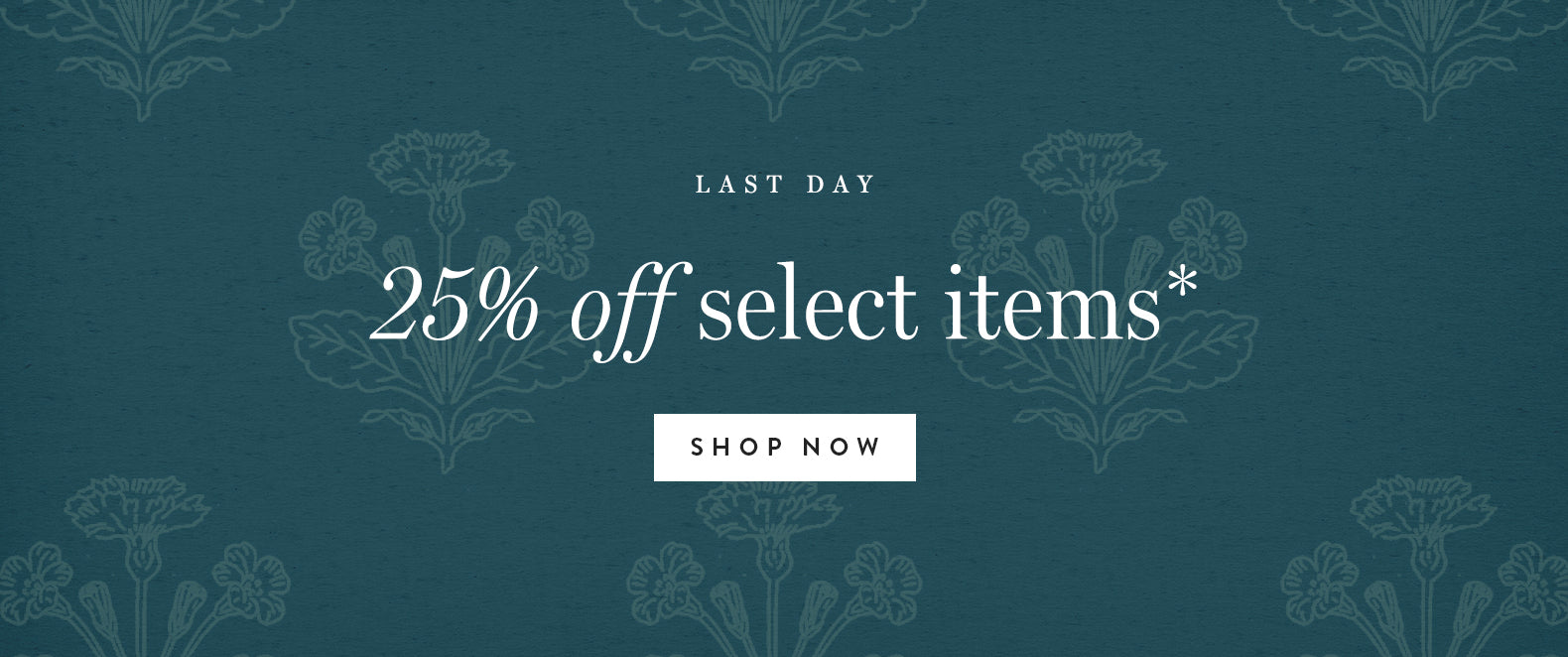 Renew your routines. 25% off select items. shop now.