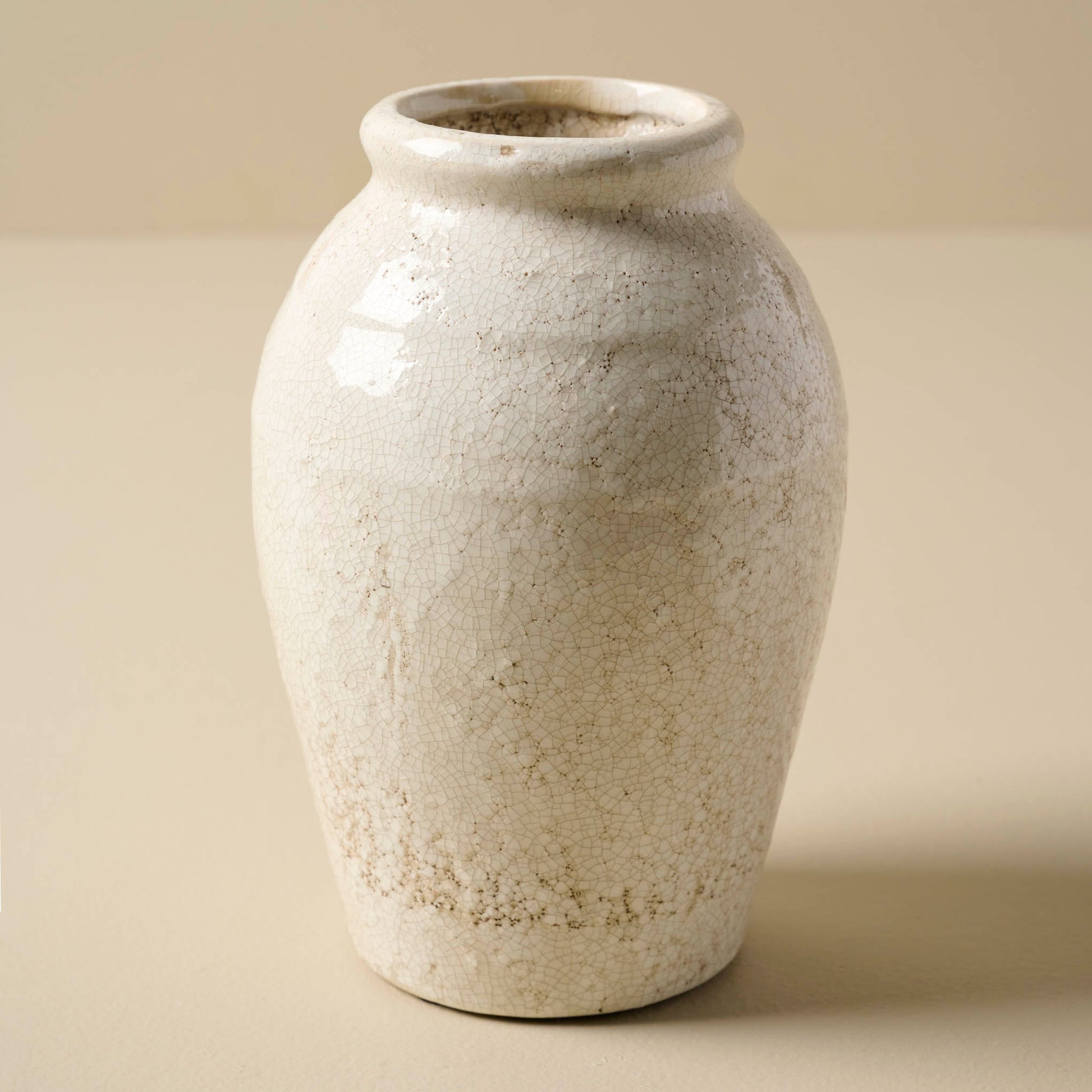 Marie Distressed Crackle Vase
