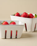 Magnolia Est. Berry Bowl Set in use with strawberries