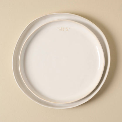 Magnolia Est. Ceramic Round Platters in both sizes