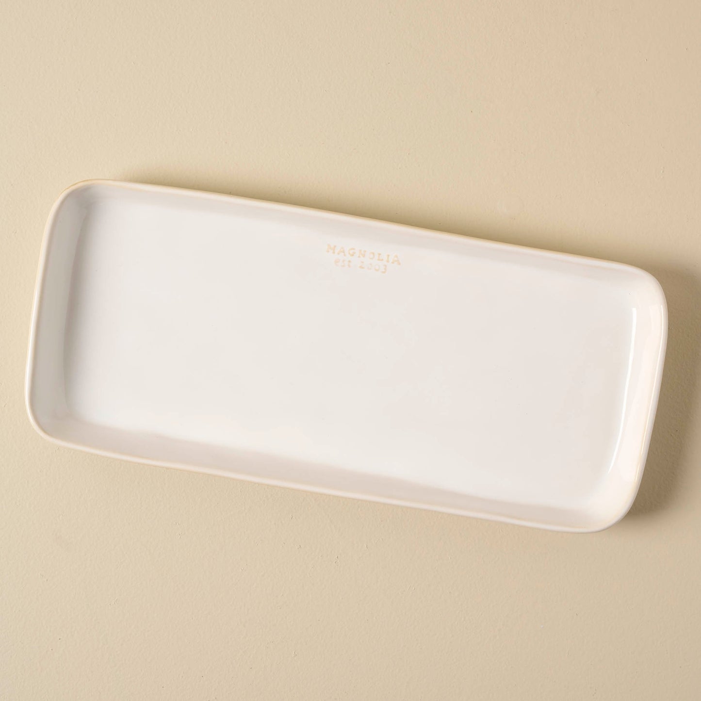 Magnolia Est. Ceramic Rectangular Platter