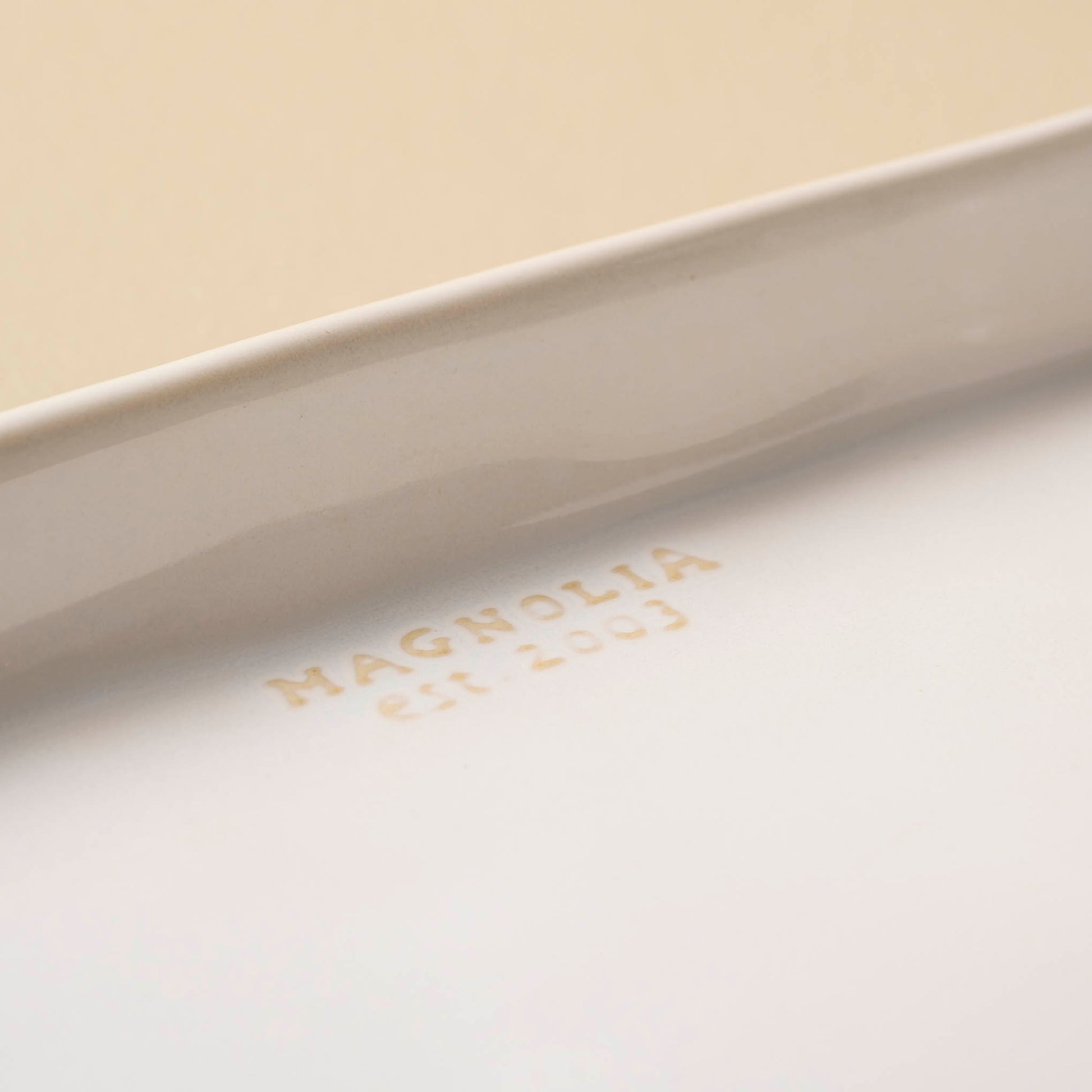 Magnolia Est. Ceramic Rectangular Platter