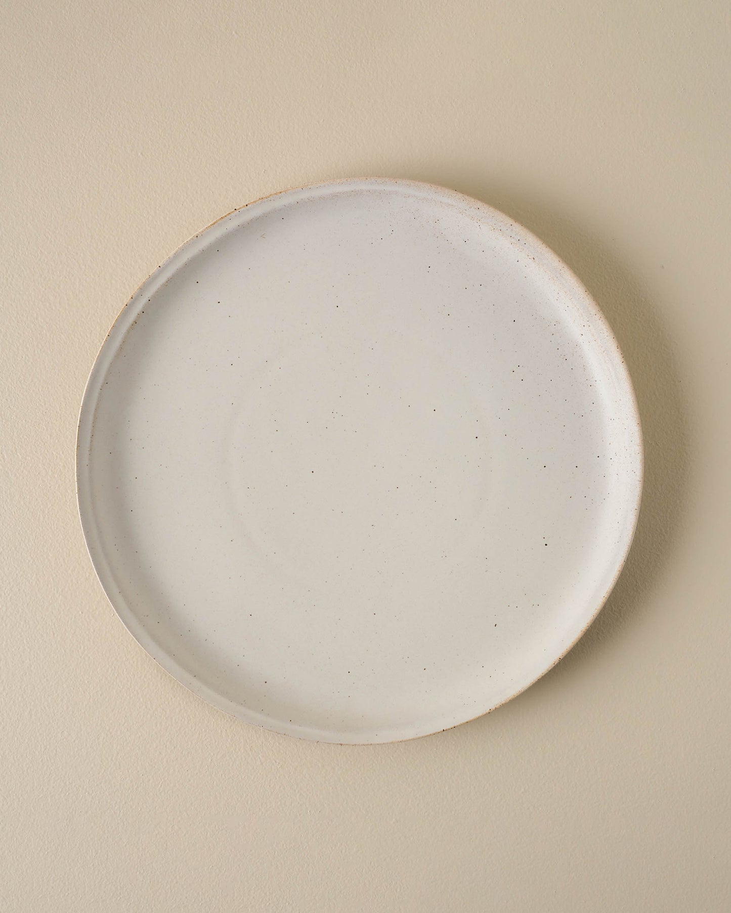 French White Speckle Plate