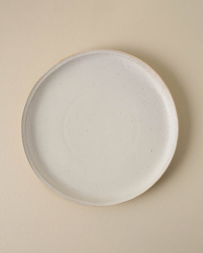 French White Speckle Plate