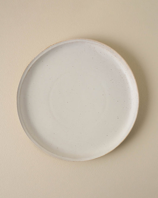 French White Speckle Plate