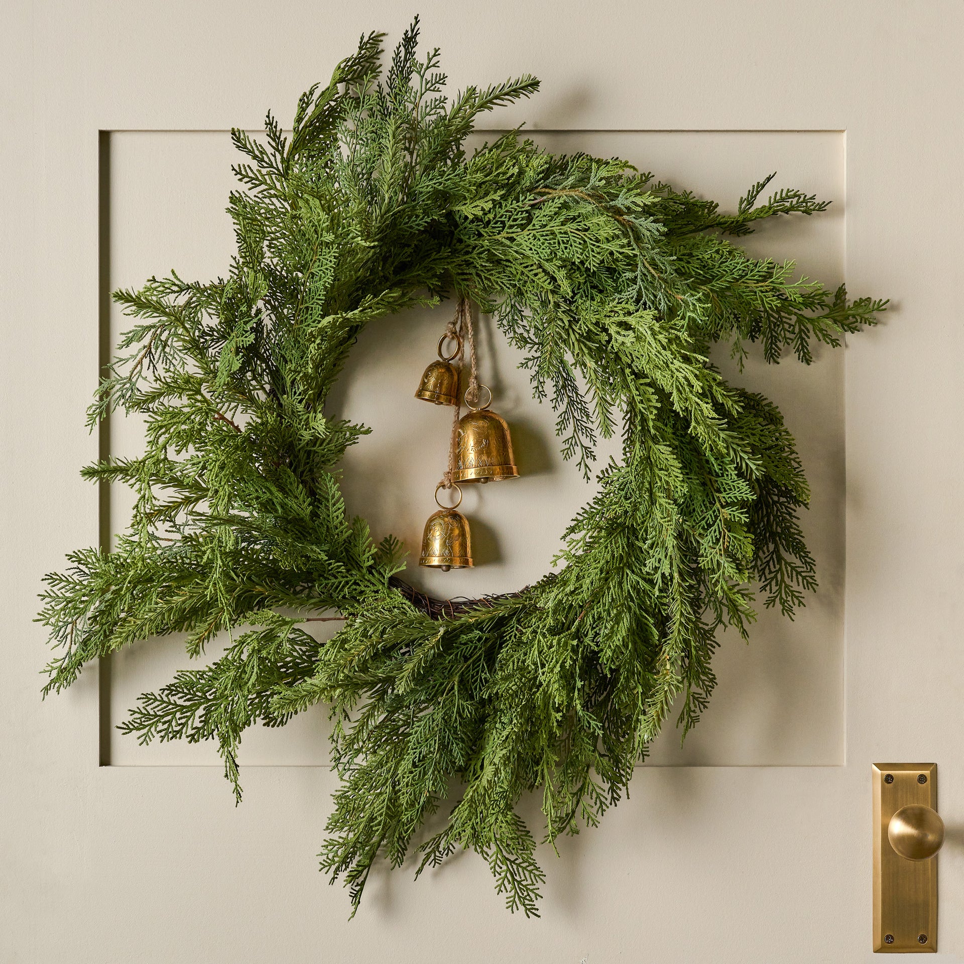 Real Touch Cedar Mix Wreath