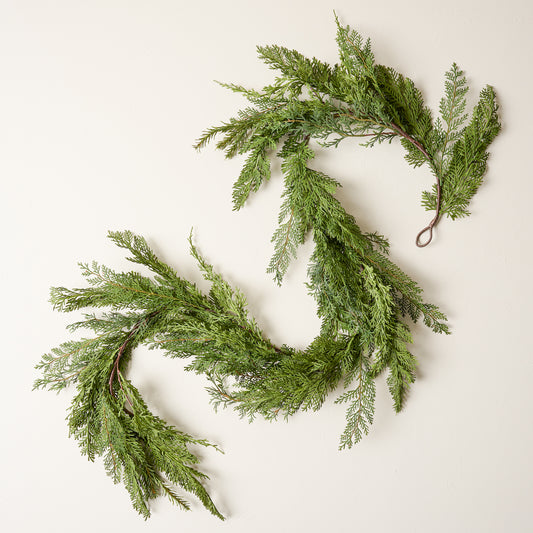Real Touch Cedar Mix Garland
