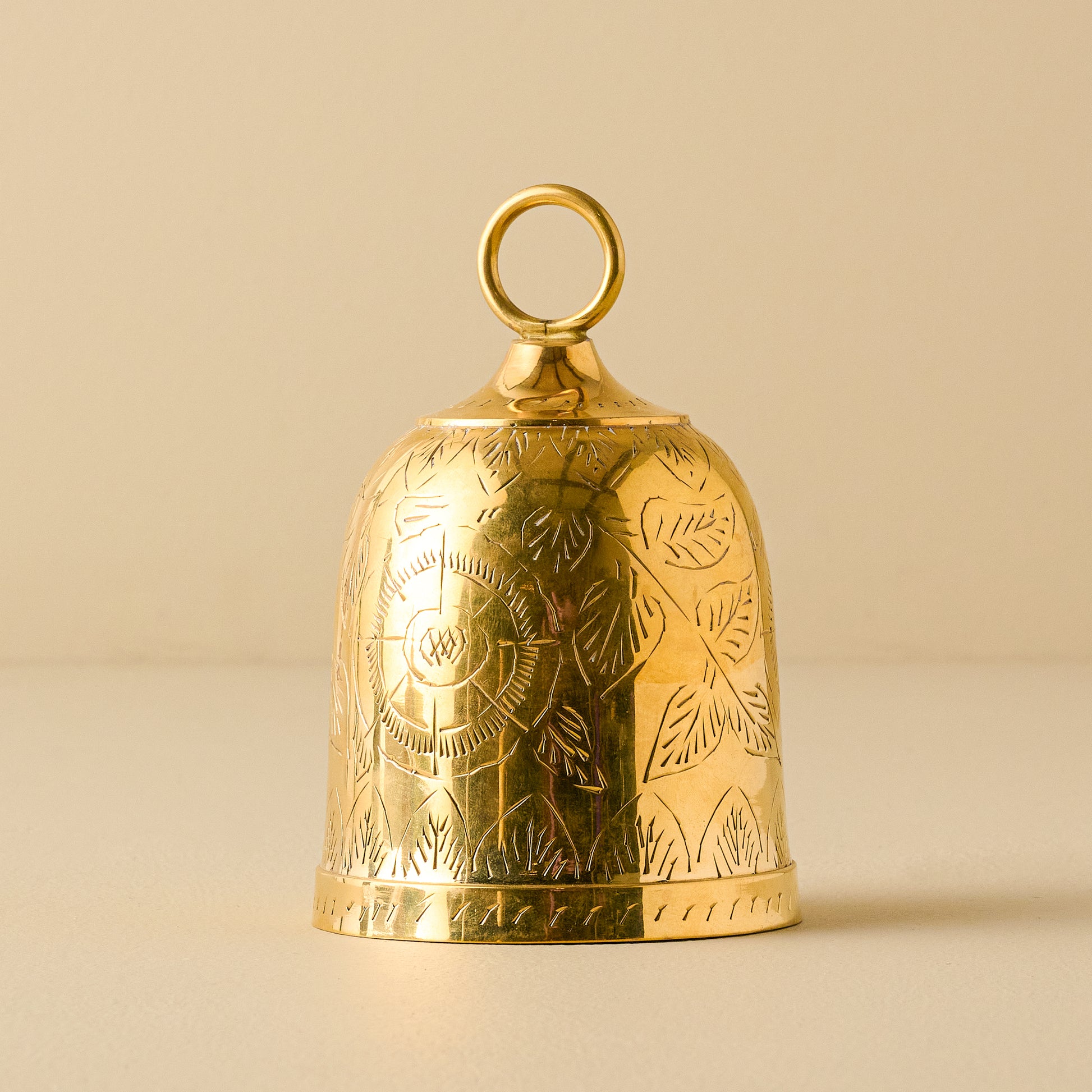 Gigi Etched Brass Bell large