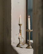 Anna Antique Brass Taper Holder