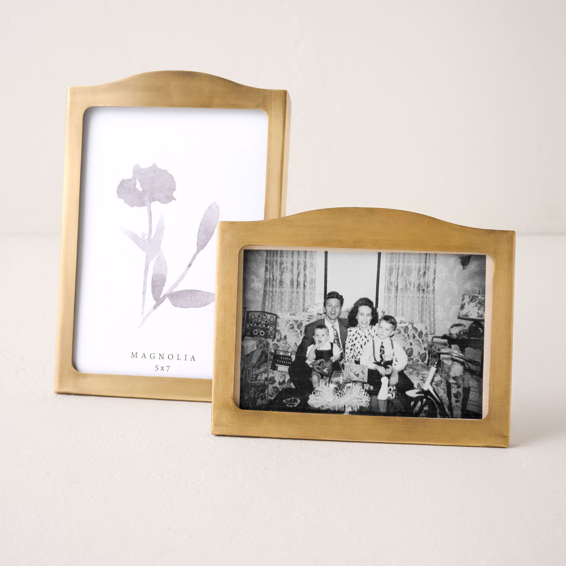Beveled Antique Brass Photo Frames in 4x6 and 5x7