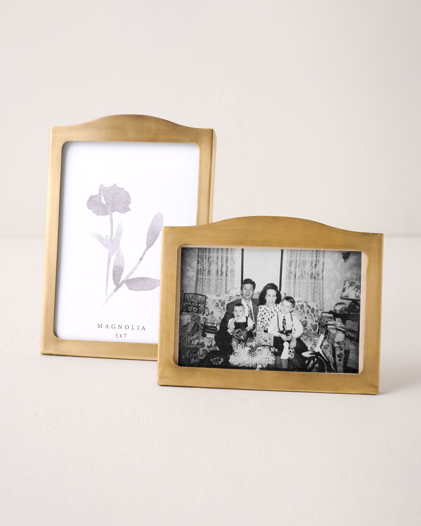 Beveled Antique Brass Photo Frames in 4x6 and 5x7