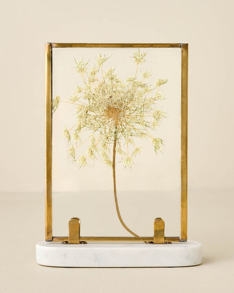 Antique Brass Bracket Photo Frame