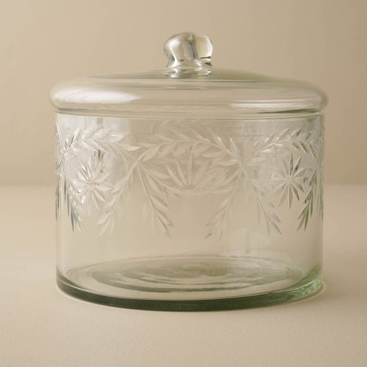 Vivian Cut Glass Canister