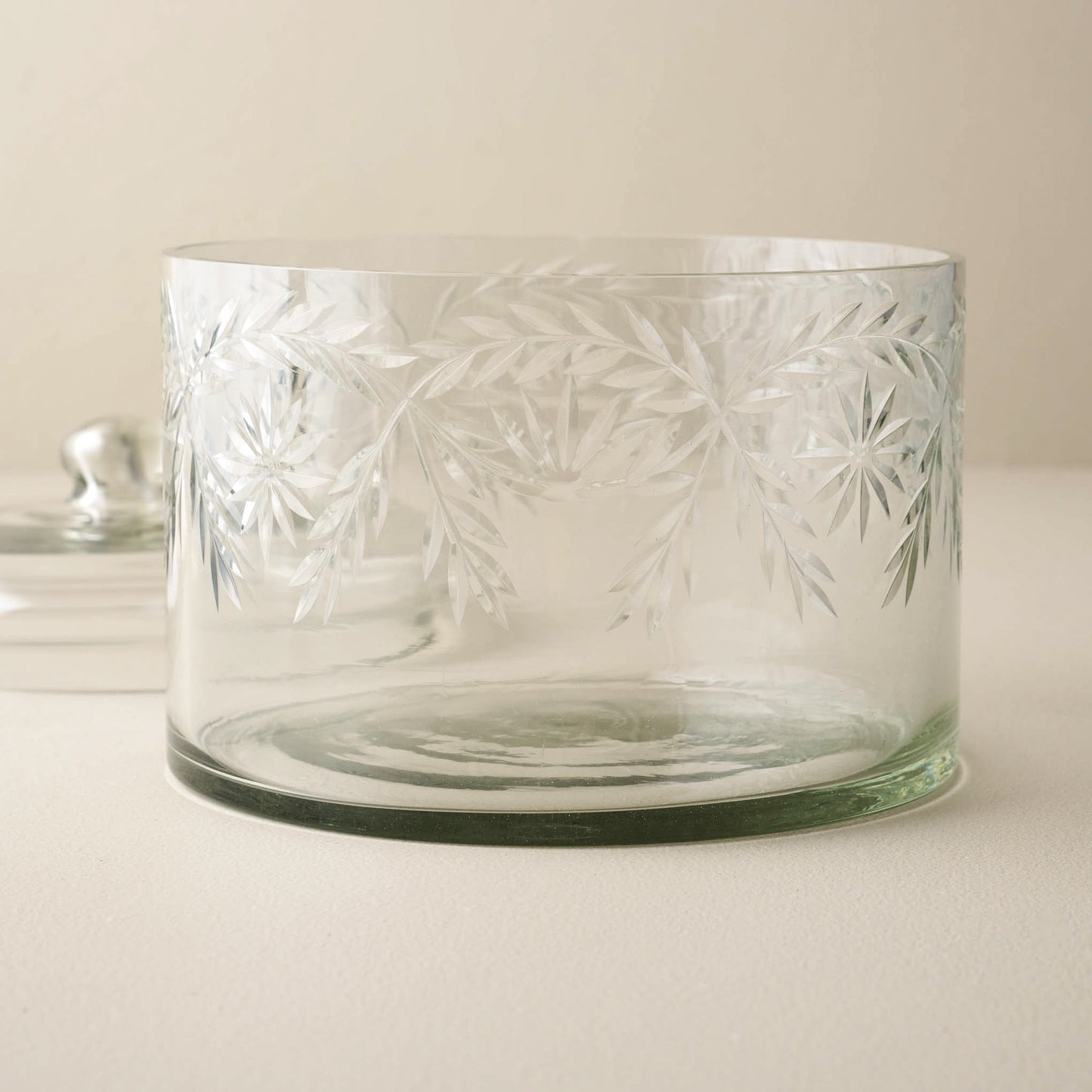 Vivian Cut Glass Canister