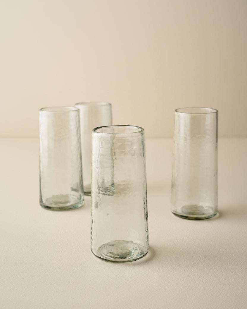 Rustic Glass Tumbler tall