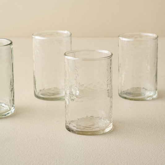 Rustic Glass Tumbler Bundle (Set of 4) - Small