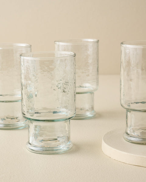Rustic Glass Stacking Tumbler