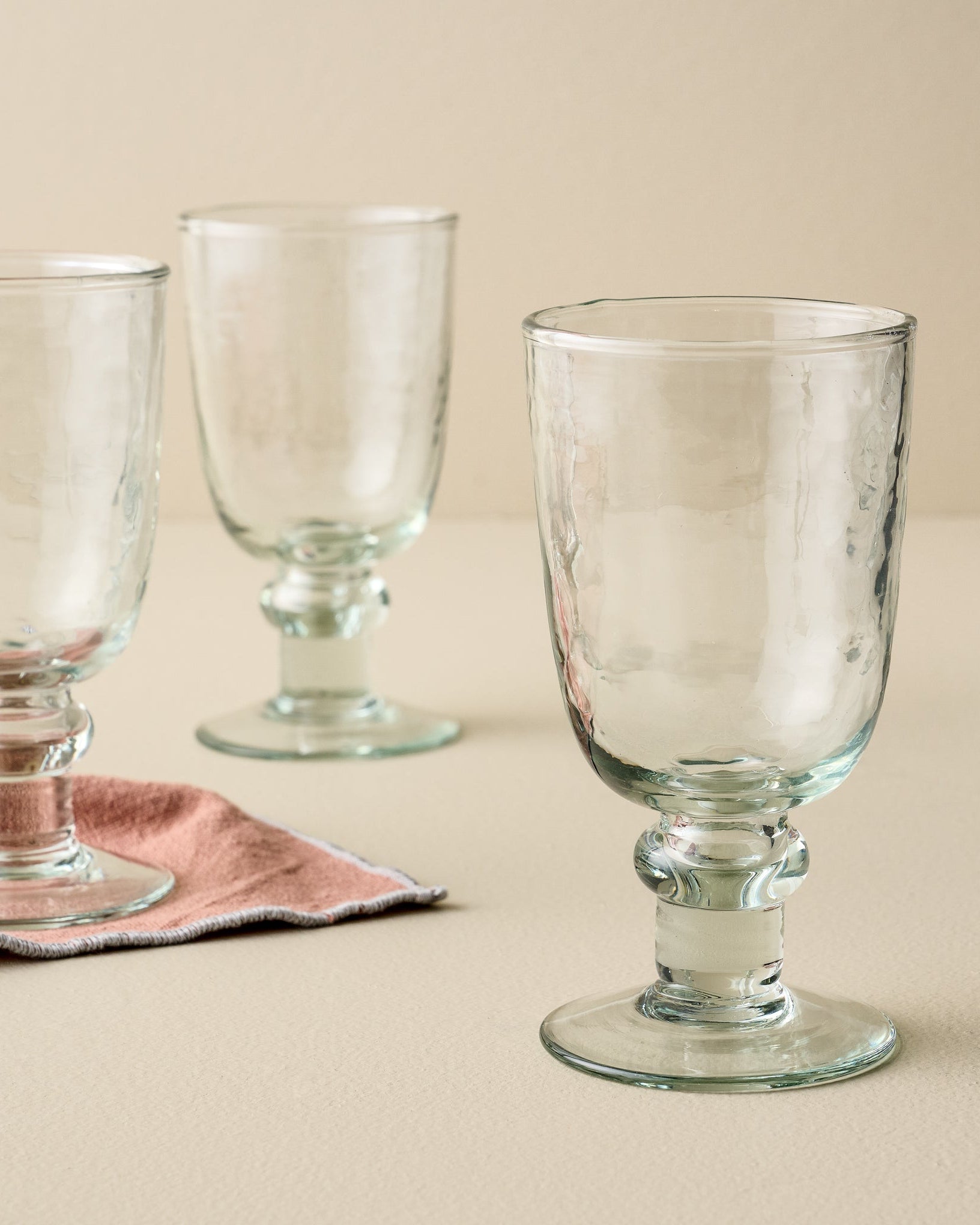 Rustic Glass Stemware