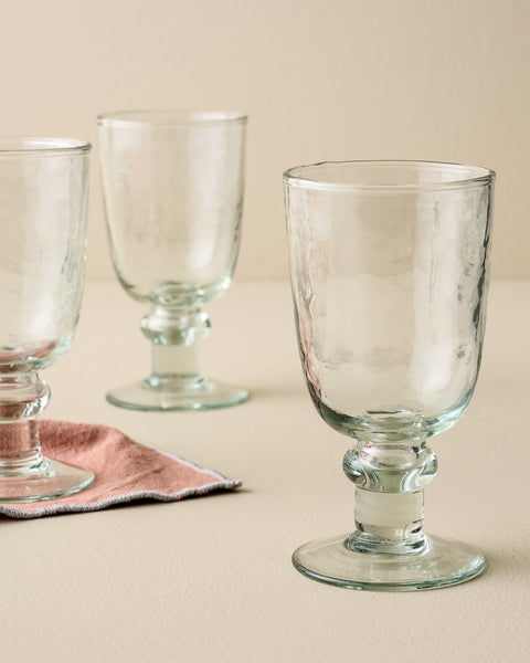 Rustic Glass Stemware