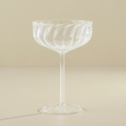 Fluted Coupe Glass