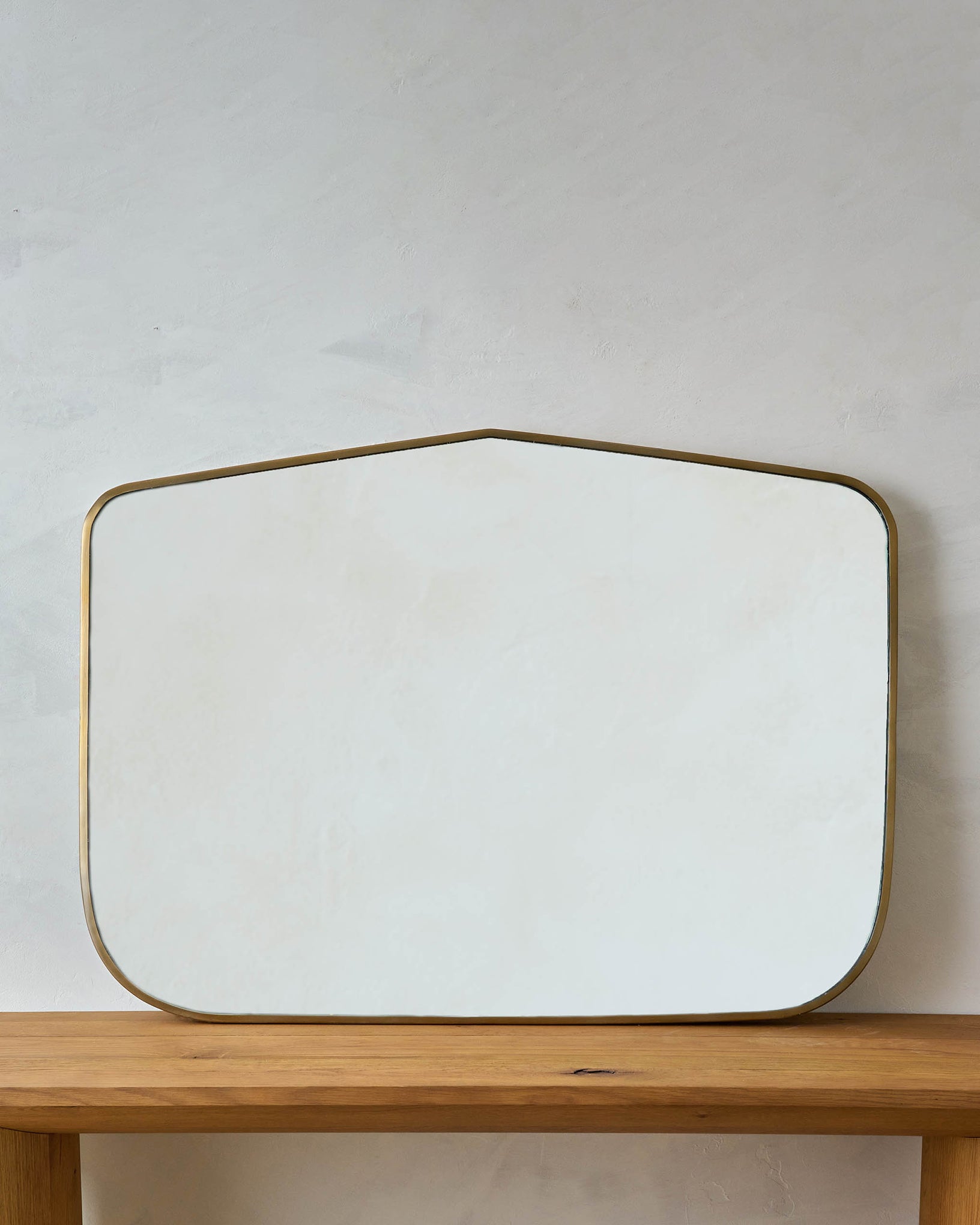Dorian Brass Mantel Mirror