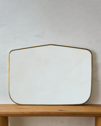 Dorian Brass Mantel Mirror