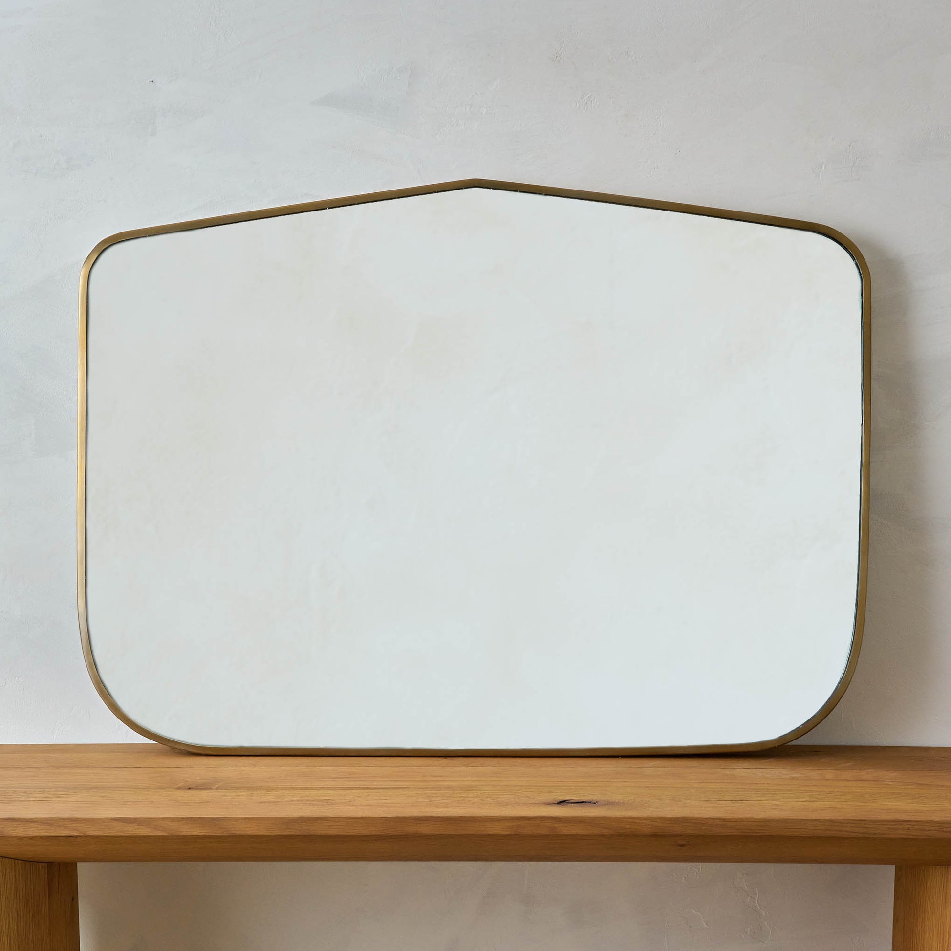 Dorian Brass Mantle Mirror