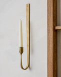Julian Forged Iron Wall Sconce with taper