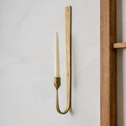 Julian Forged Iron Wall Sconce with taper