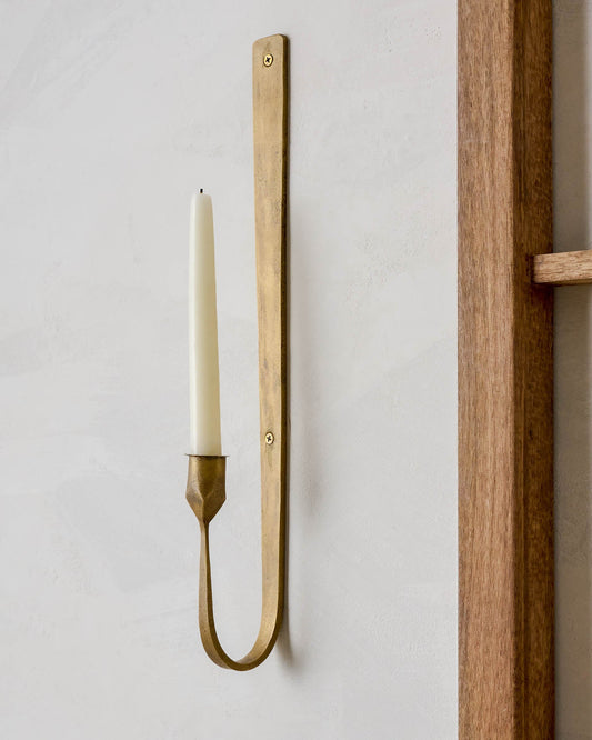 Julian Forged Iron Wall Sconce with taper