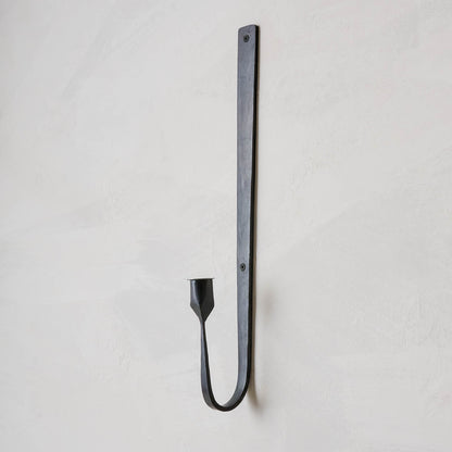 Julian Forged Iron Wall Sconce in black