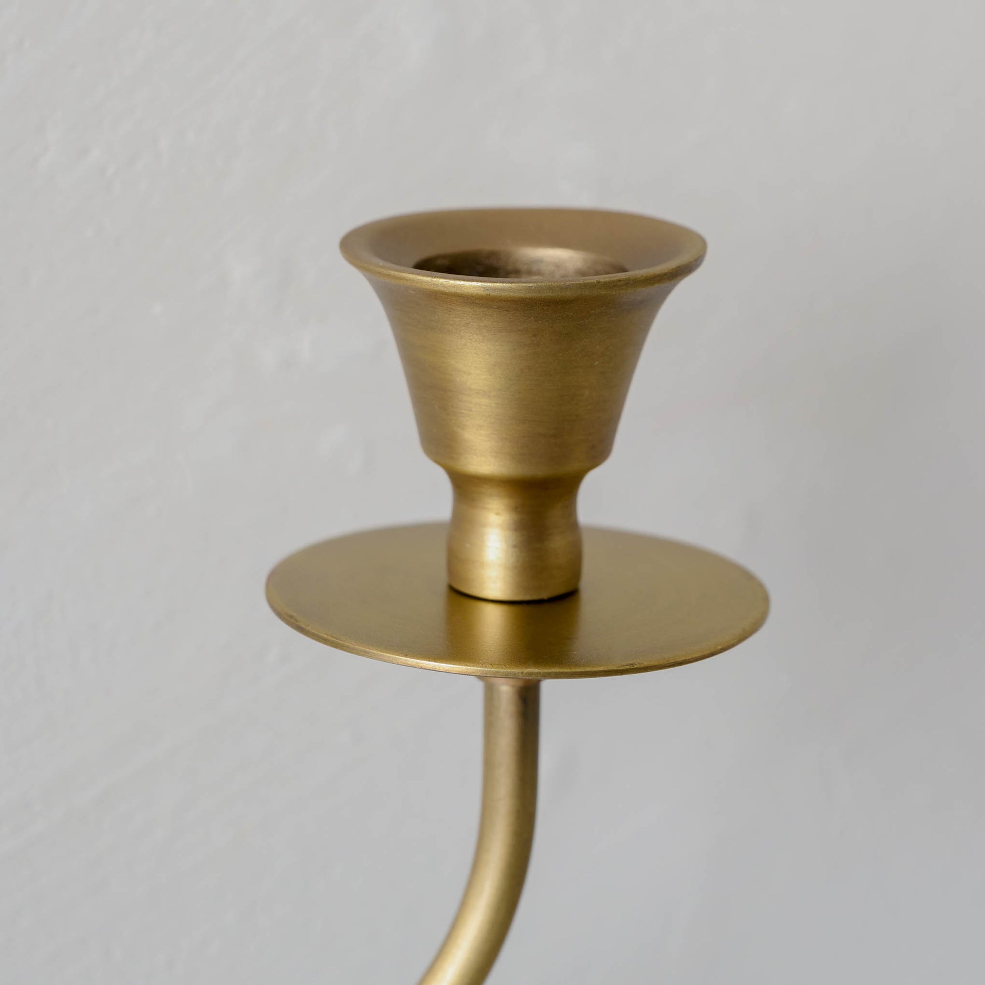 Margo Antiqued Brass Double Wall Sconce close up