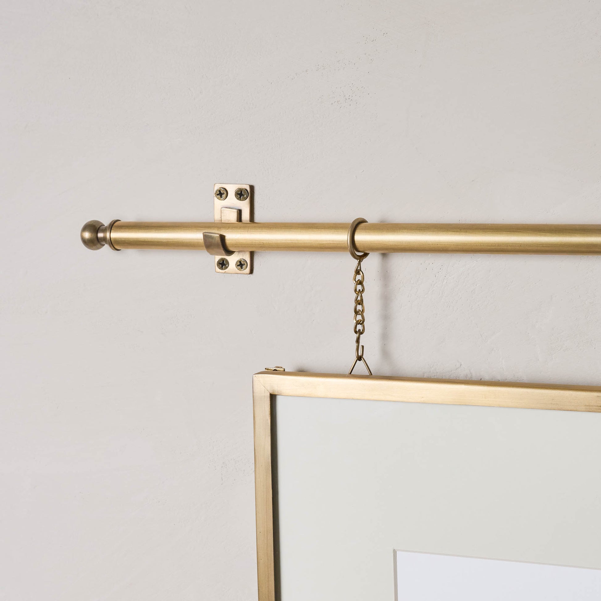 Colleen Brass Rail Double Picture Frame close up